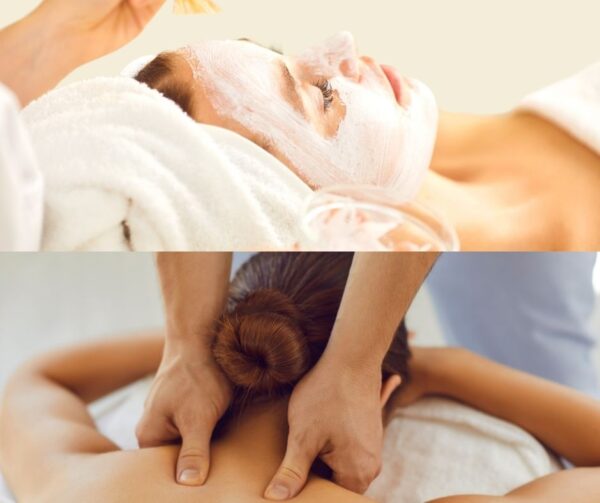 Soin complet visage avec massage du dos